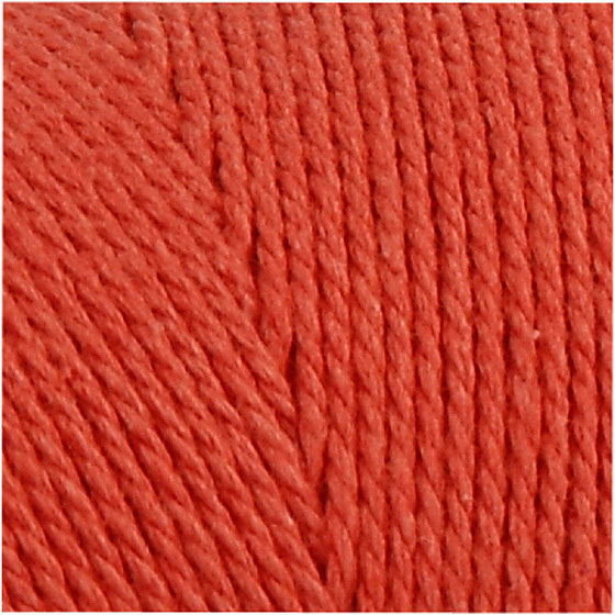 Baumwollkordel, Stärke: 1 mm, Orange, 220g