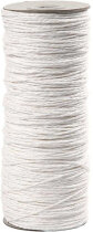 Papiergarn, 1,8 mm, Weiß, dünn, 250g