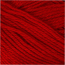 Merzerisierte Baumwolle, Rot, 50g