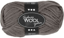 Sydney Wolle, Grau, 50g