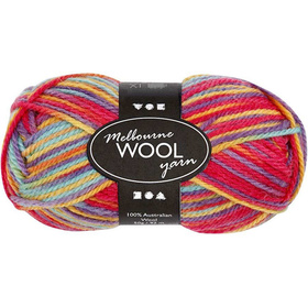Melbourne Wolle, Multicolor-Harmonie, 50g
