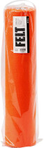 Bastelfilz, B 45 cm,  1,5 mm, Orange, 5m, 180-200 g/qm