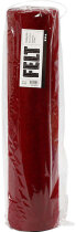 Bastelfilz, B 45 cm,  1,5 mm, Rot, Meliert, 5m, 180-200 g/qm