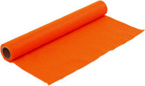 Bastelfilz, B 45 cm,  1,5 mm, Orange, 1m, 180-200 g/qm
