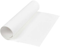 Lederpapier 50 cm, Weiß