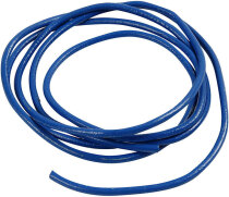 Lederband, 4 mm, Blau, 2m