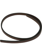 Lederband-Imitat, 10 x 3 mm, Braun, 1m