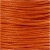 Baumwollband, 1 mm, Orange, 40m