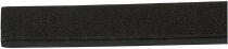 Lederband-Imitat, 10 x 3 mm, Schwarz, 1m