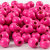 Holzperlen, 8 mm, LochGröße 2 mm, Pink