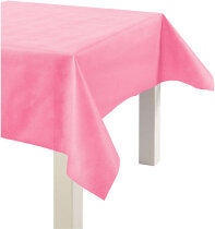 Tischdecke aus Stoff-Imitat, Pink, B 125 cm,  70 g/qm, 10m