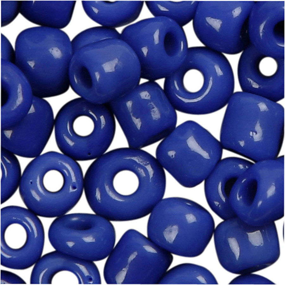 Rocailleperle, Gre 8; 3 mm, Blau, 25g