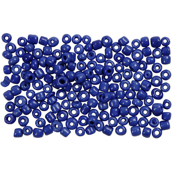 Rocailleperle, Gre 8; 3 mm, Blau, 500g