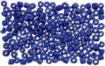 Rocailleperle, Größe 8; 3 mm, Blau, 500g