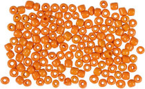 Rocailleperle, Größe 8; 3 mm, Orange, 500g