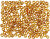 Rocailleperle, Größe 8; 3 mm, Gold, 25g