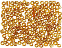 Rocailleperle, Größe 8; 3 mm, Gold, 500g