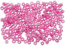 Rocailleperle, Gre 8; 3 mm, Pink, 25g