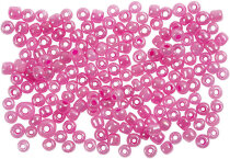 Rocailleperle, Größe 8; 3 mm, Pink, 500g