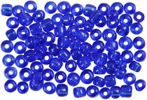 Rocailleperle, Gre 6; 4 mm, Kobaltblau, 25g