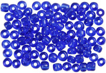 Rocailleperle, Größe 6; 4 mm, Kobaltblau, 500g