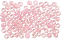 Rocailleperle, Größe 6; 4 mm, Rosa, 500g