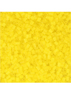 Rocailleperle, Größe 15; 1,7 mm, Transparent Gelb, 2-cut, 25g