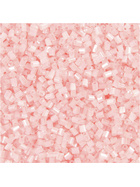 Rocailleperle, Gre 15; 1,7 mm, Transparent Rosa, 2-cut, 25g