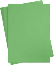 Karton, farbig, A2 420x600 mm,  180 g, Grasgrün, 10Bl.