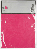 Karton, A4,  Pink/Rosa, A4,  250 g, 10Bl.