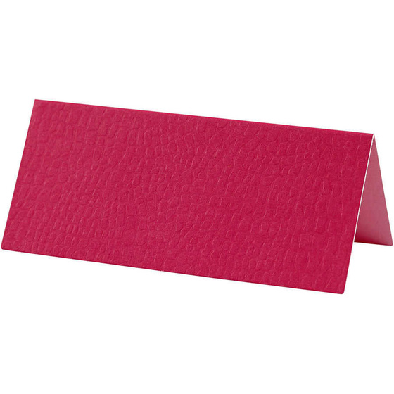 Tischkarten, Rosa/Pink, 9x4 cm , 25 Stck