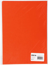 Kreativ-Papier, A4,  80 g, Orange, 20Bl.