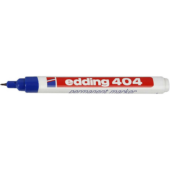 Edding 404 Permanent-Marker, Strichstrke: 0,75 mm, Blau