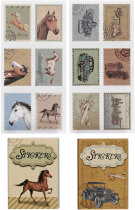 Briefmarken-Sticker