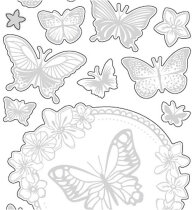 Sticker Schmetterling