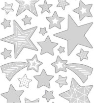 Sticker mit Sternen