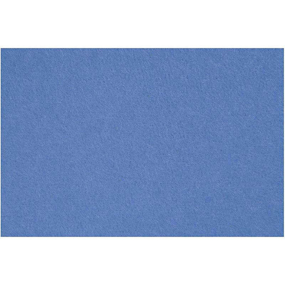 Bastelfilz, Blatt 42x60 cm,  3 mm, Blau, 1Bl.