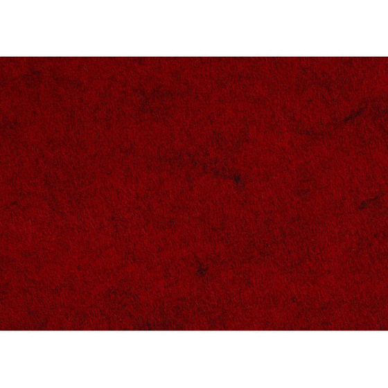 Bastelfilz, A4 21x30 cm,  1,5-2 mm, Rot, meliert, 10Bl.