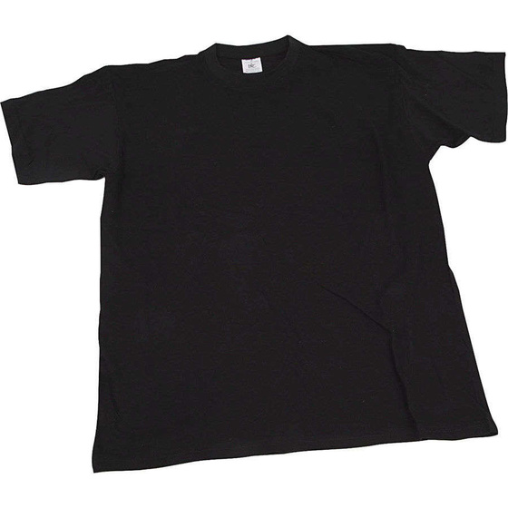 T-Shirt, Größe large , B 55 cm, Schwarz, Rundhals
