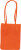 Schultertasche , 20 cm, B 15 cm, Orange, Stärke: 7 cm