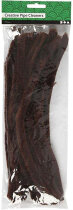 Pfeifenreiniger, 15 mm x  30 cm, Braun, 15 Stück