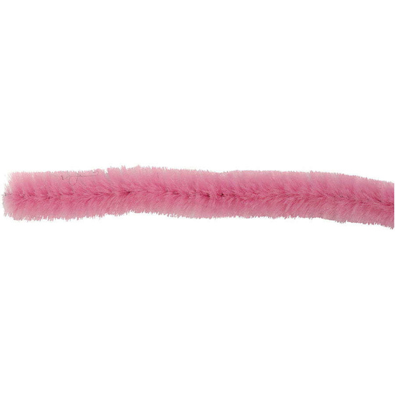 Pfeifenreiniger, 6 mm x  30 cm, Pink, 50 Stck