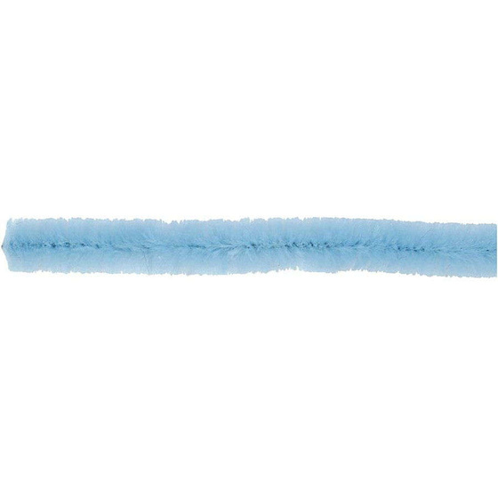 Pfeifenreiniger, 9 mm x  30 cm, Blau, 25 Stück