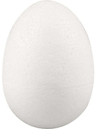 Styropor-Eier, 7 cm, Weiß Styropo