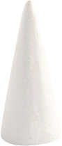 Kegel, 14,5 cm x 6 cm, Wei, Styropor, 5 Stck