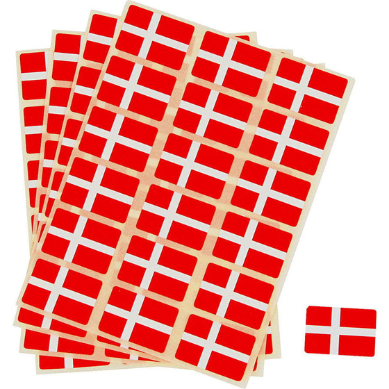 Flaggensticker, Dänemark