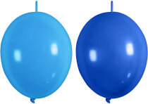 Ballons, Blau, Hellblau, Ketten-Ballons