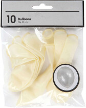 Ballons, Transparent, 23 cm, rund