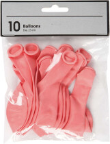 Ballons, Pink, 23 cm, rund