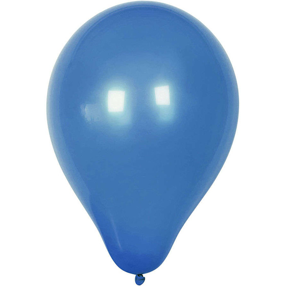 Ballons, Dunkelblau, 23 cm, rund